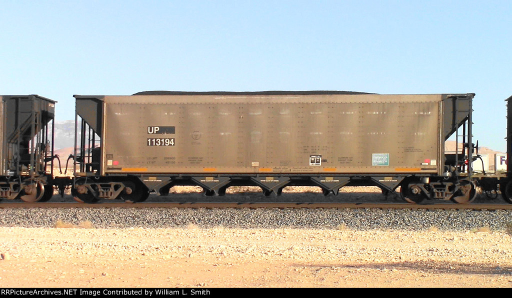 WB Loaded Coal Hooper Frt at Erie NV W-Pshr -30